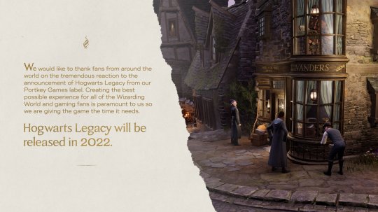 《霍格沃兹：传承》延期至2022年发售 提供更好体验