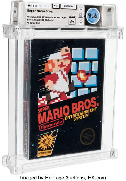 《马里奥》NES卡带拍出66万美元 成价格最高游戏拍卖品