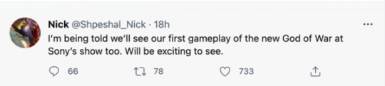 爆料称索尼大型展会将至 首次公开《战神5》实机演示