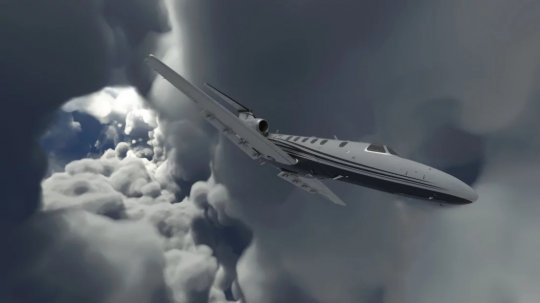 《微软飞行模拟》天气视频 玩家近距离观察飓风艾达