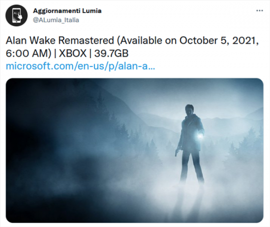 《心灵杀手复刻》Xbox版预购开启 售价30美元