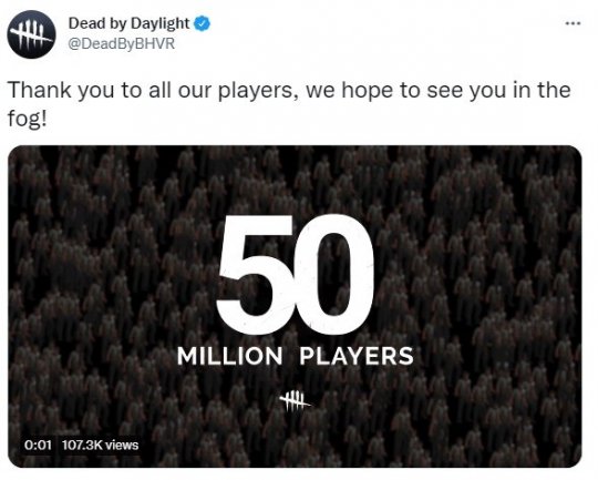 《黎明杀机》发售6年人气依旧足 玩家人数突破5000万